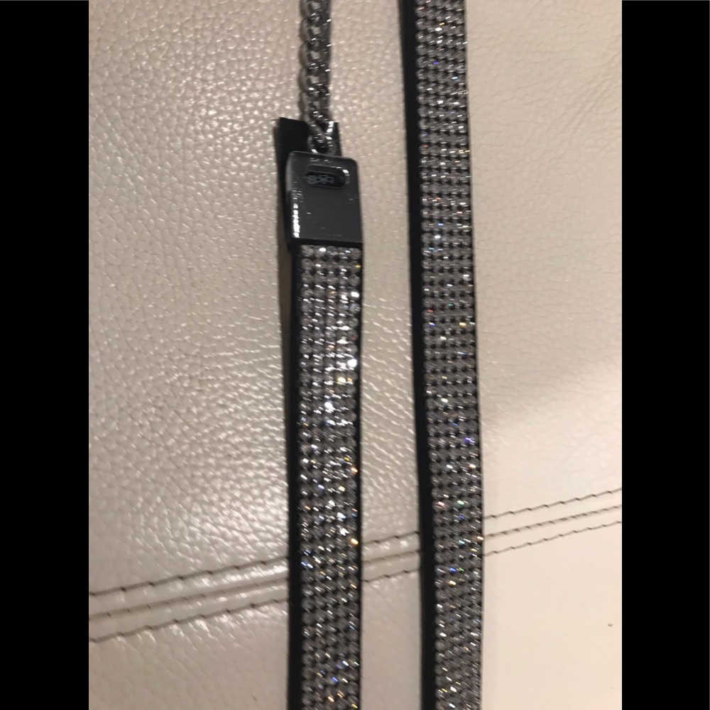 Bebe Crystal Chain Belt